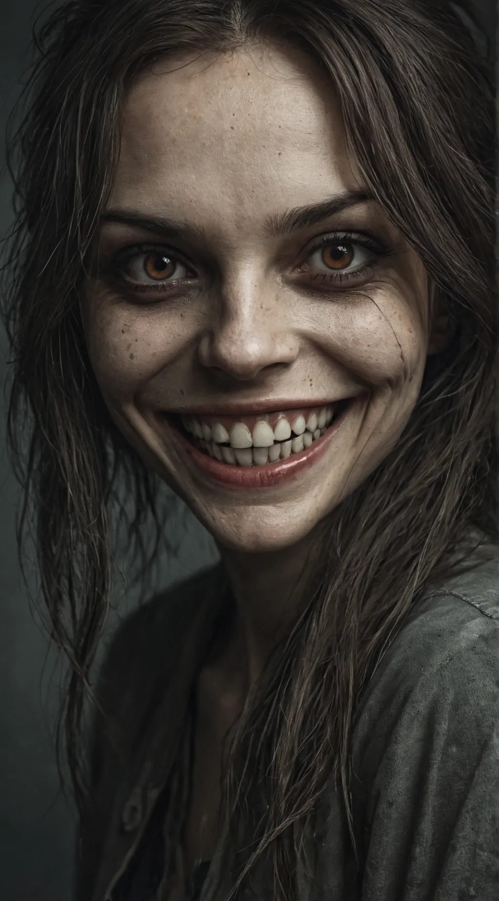 ai character: Smile infection background