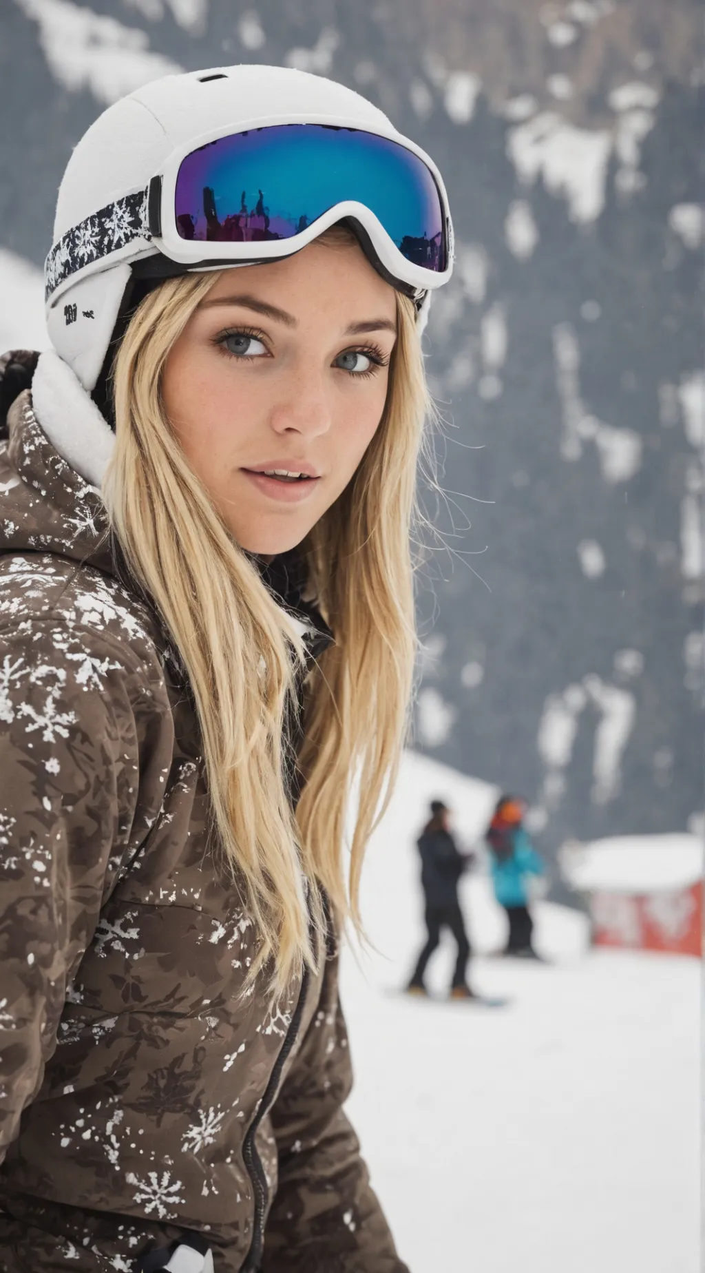 ai character: the slopes background