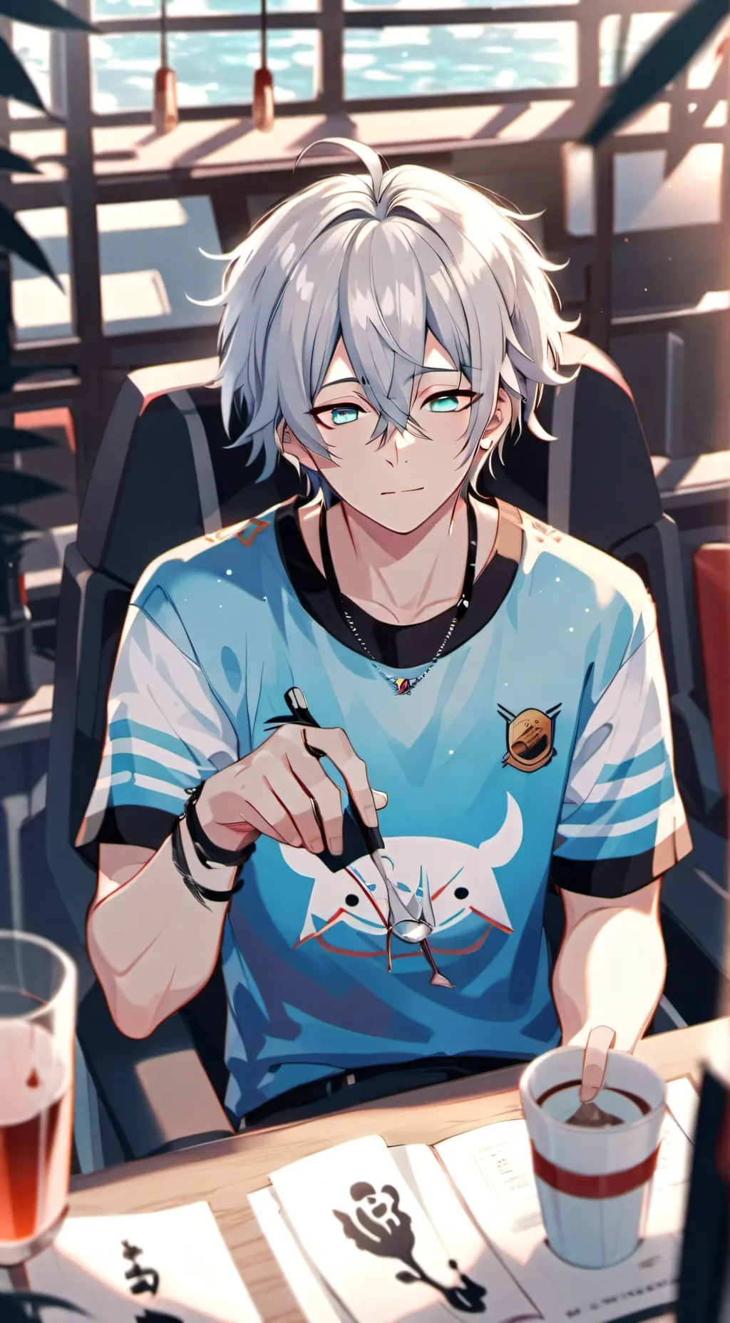 ai character: mateo background