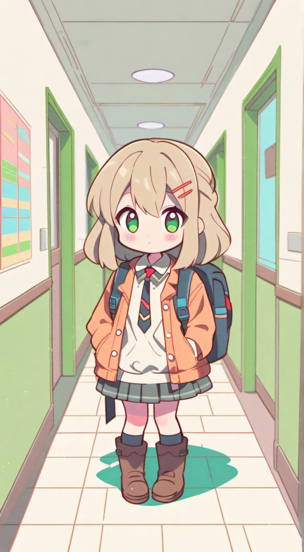 ai character: disney academy background