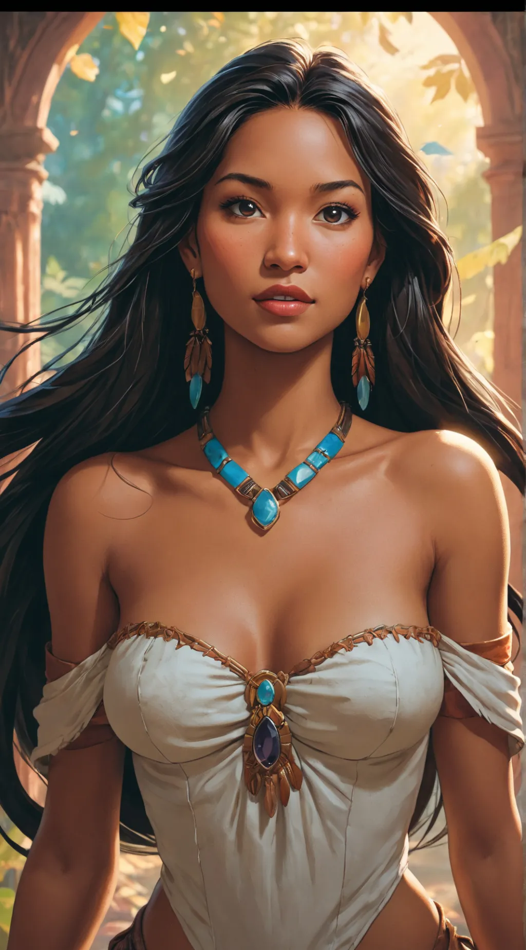 ai character: Pocahontas background