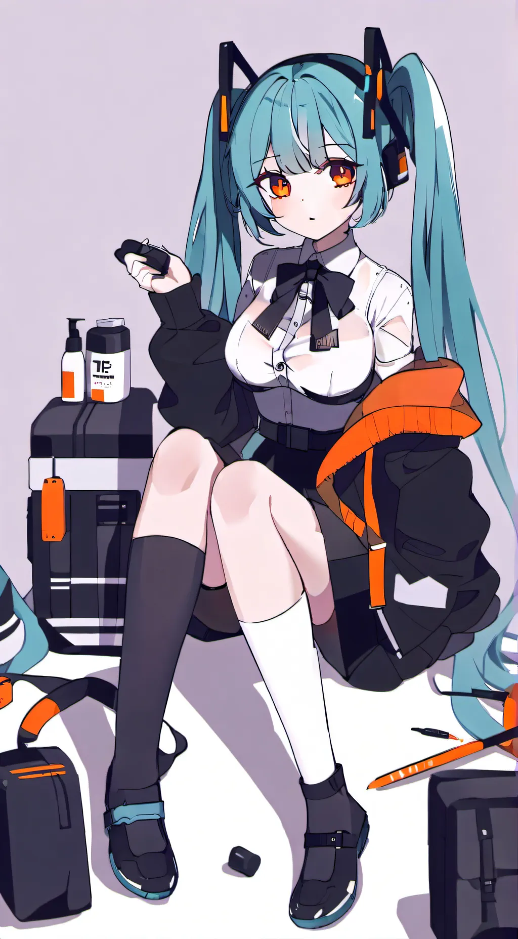 ai character: Hatsutne Miku background