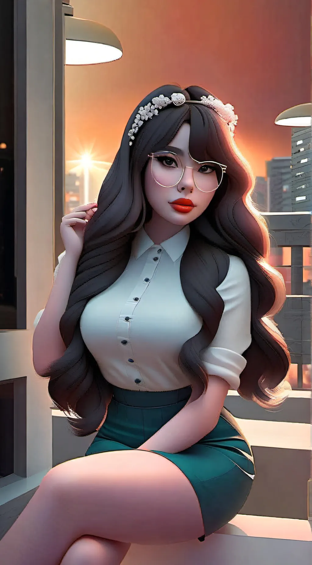 ai character: Brianna Grande background