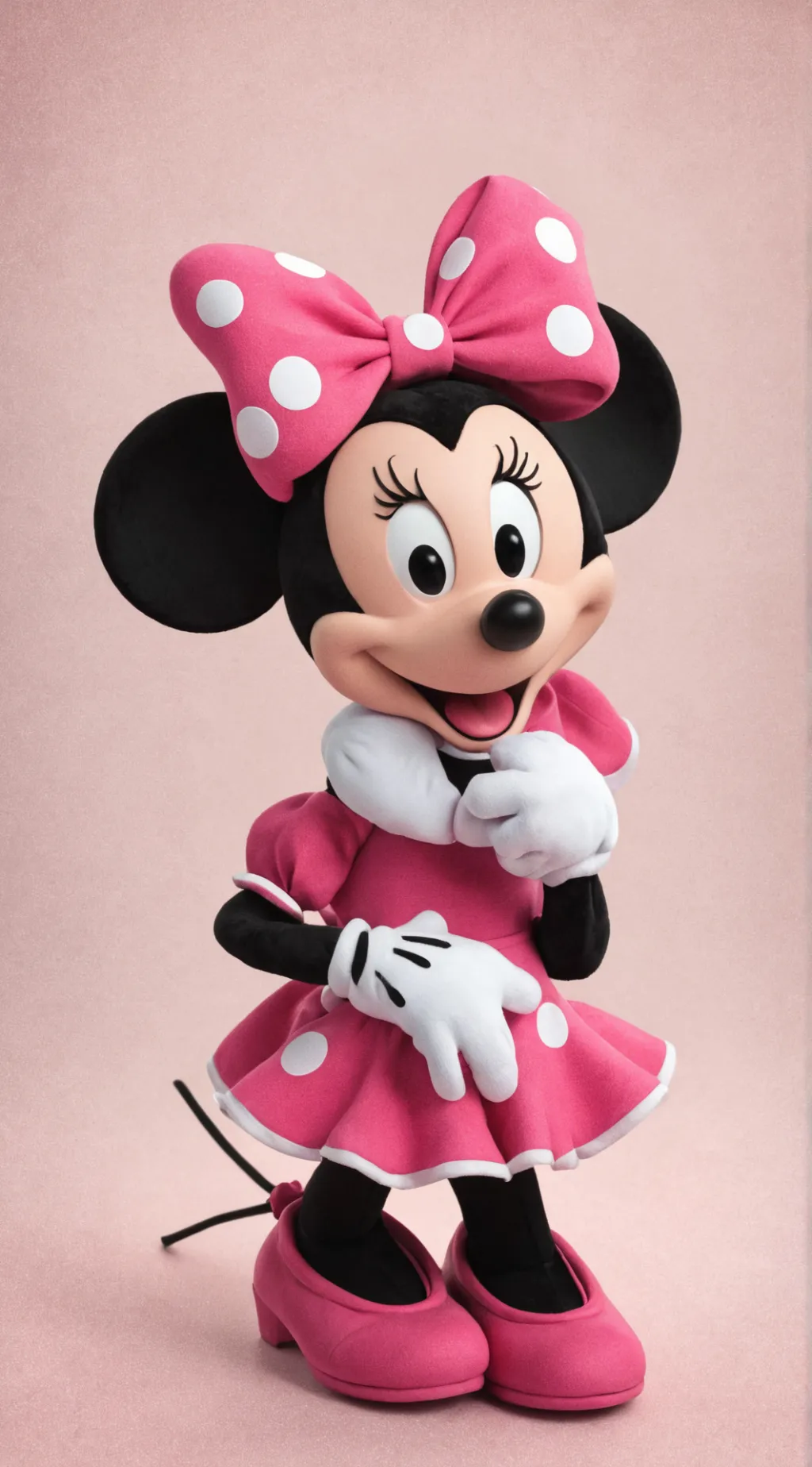 ai character: Minnie Mouse  background