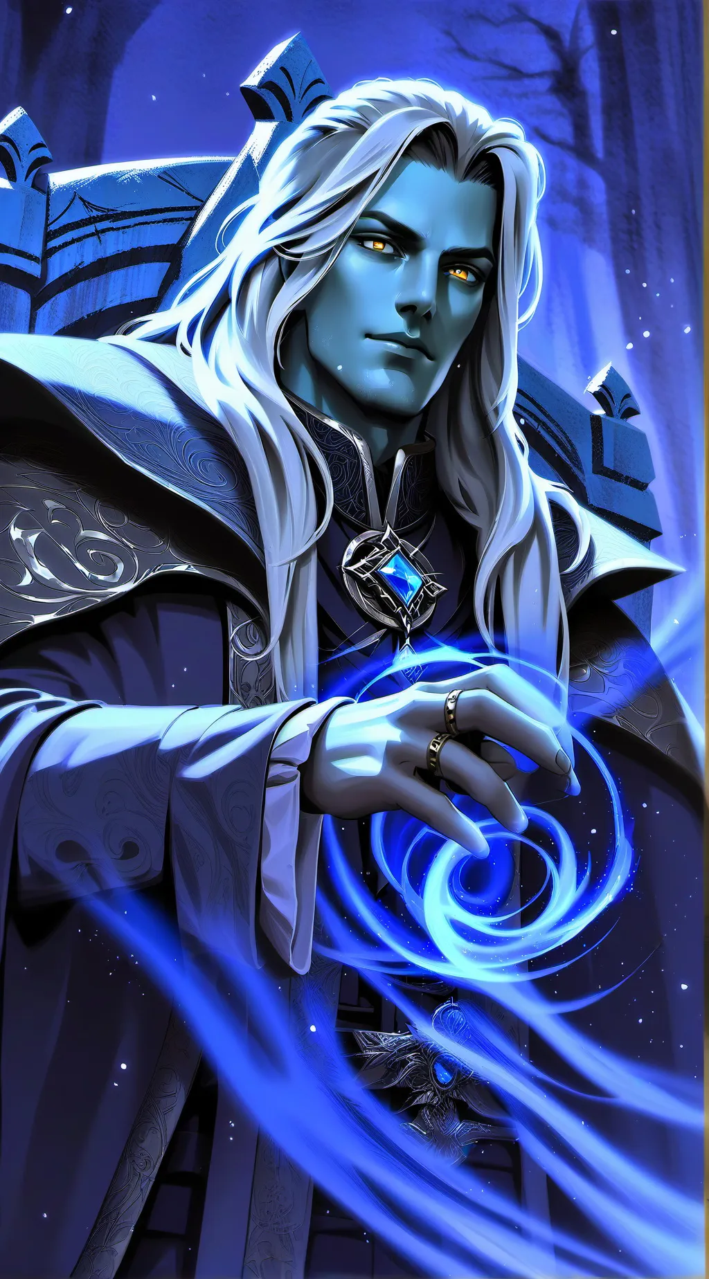 ai character: blume background
