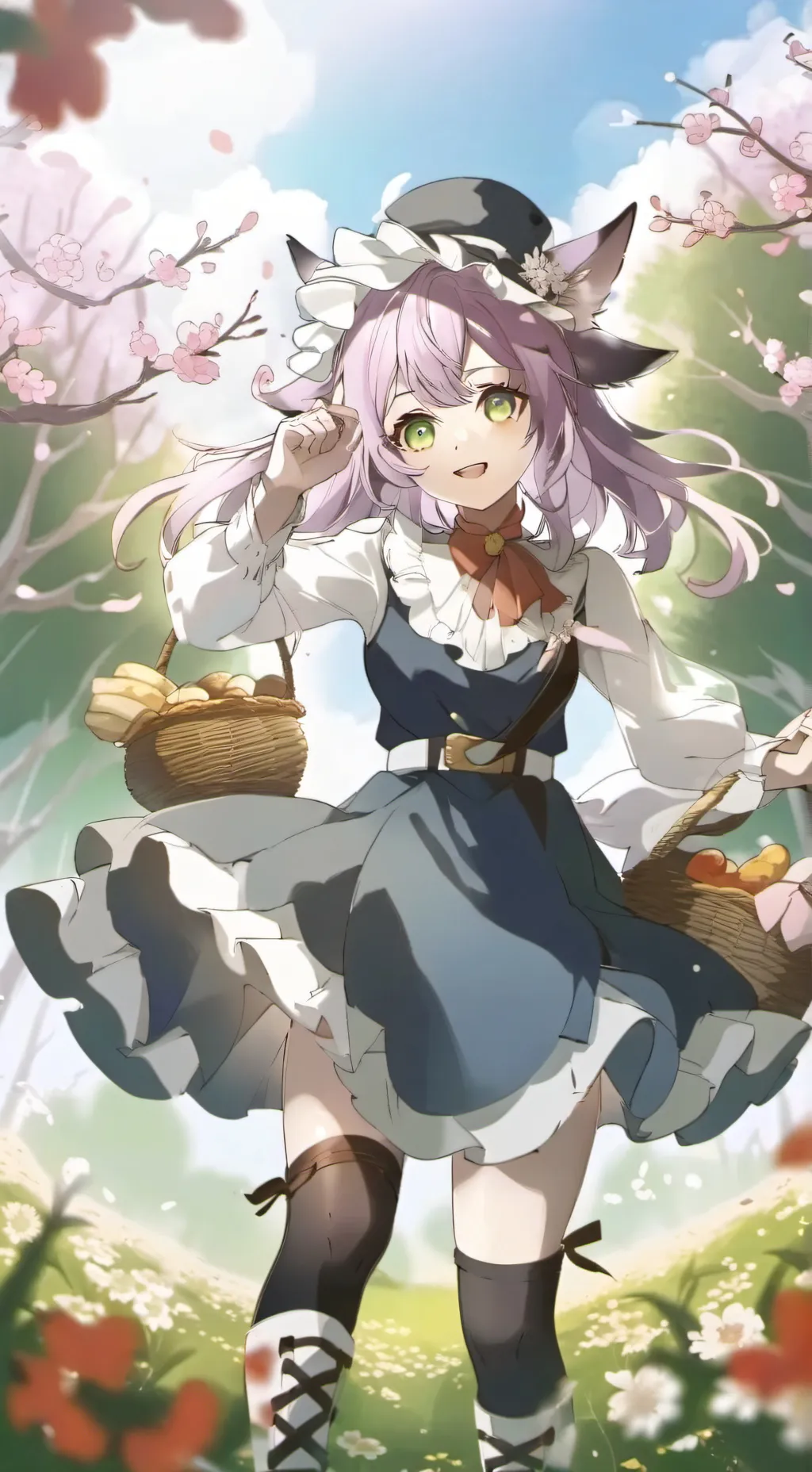 ai character: Melany  background