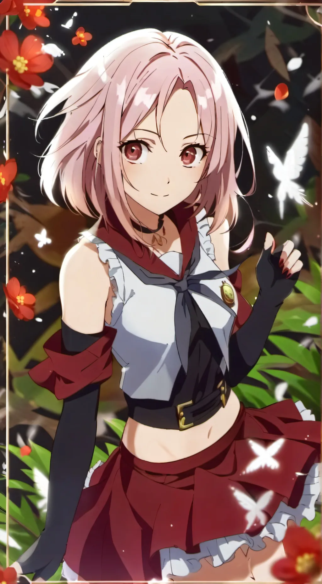 ai character: Sakura Haruno. background