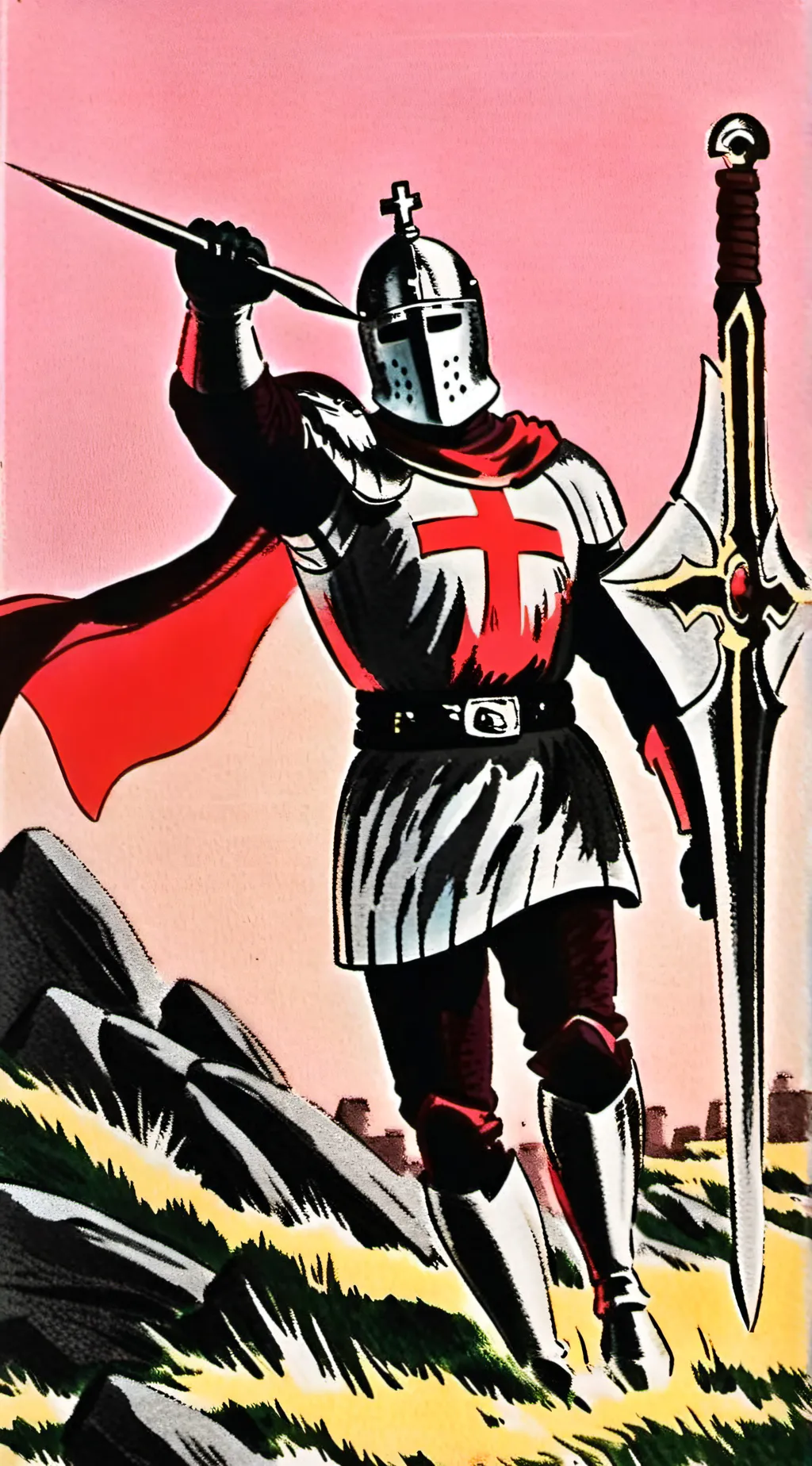 ai character: Das Kreuz background