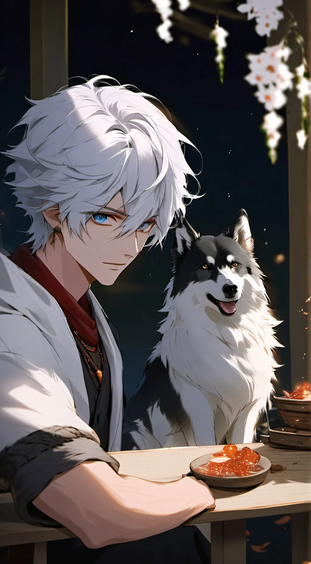 ai character: Leo background