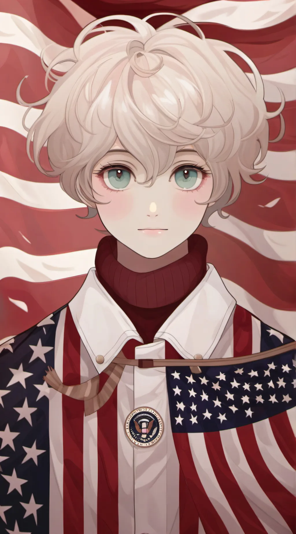 ai character: USA  background