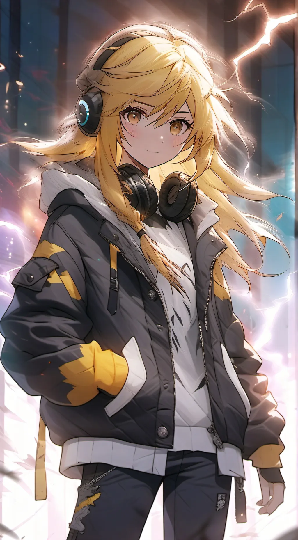 ai character: Bnha background