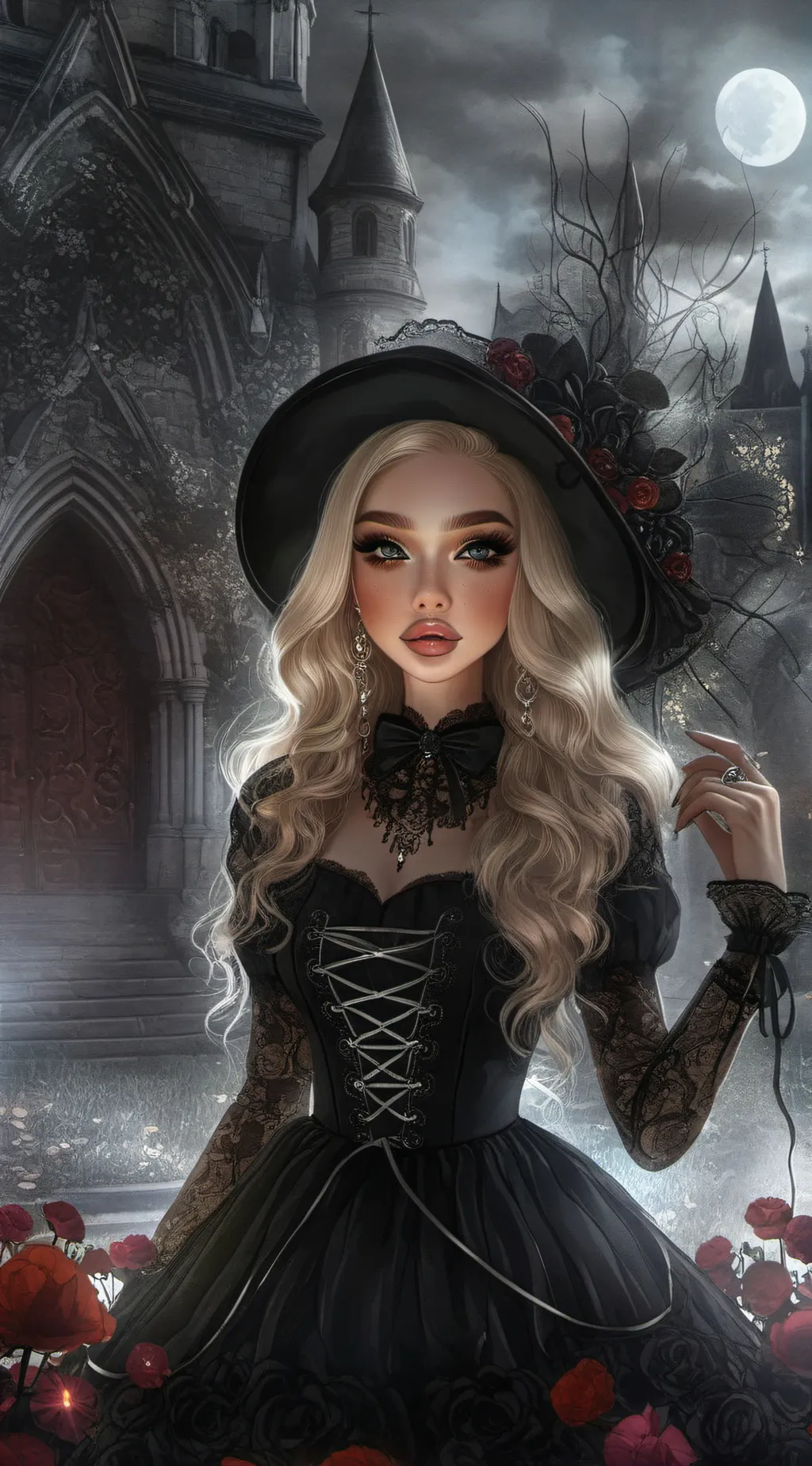 ai character: Selene background