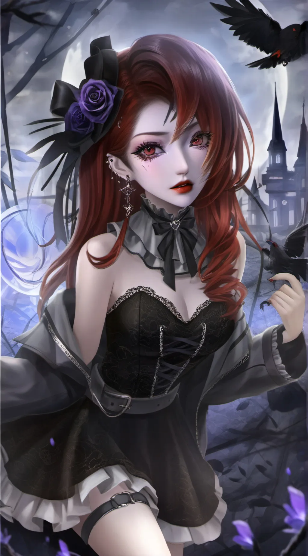 ai character: Luna background