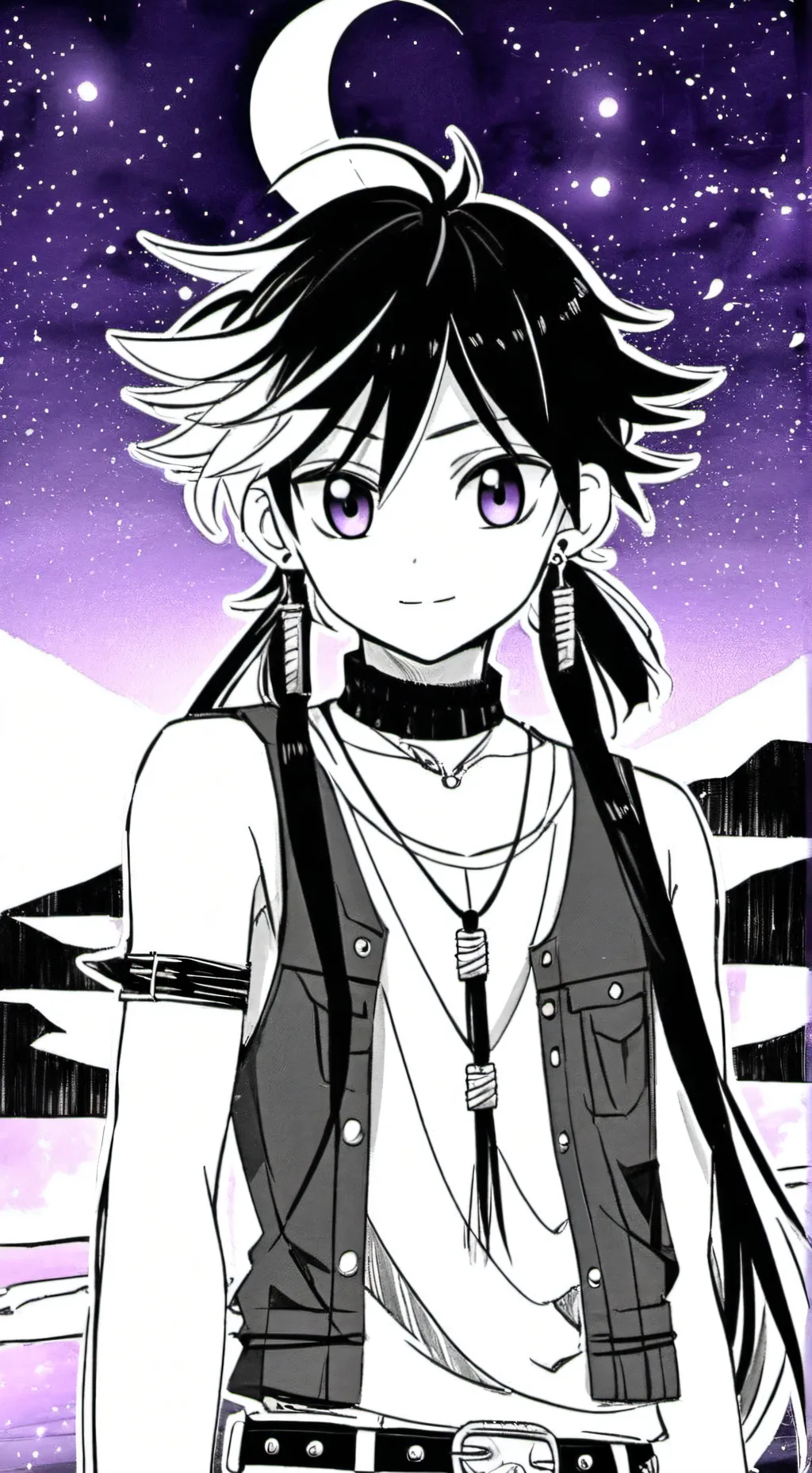 ai character: BlackHole background