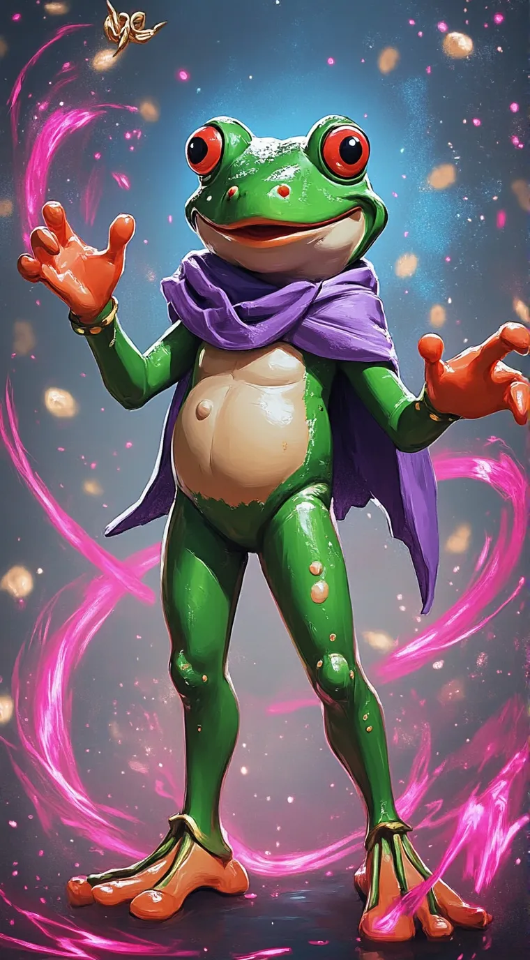 ai character: Kermit the Frog  background
