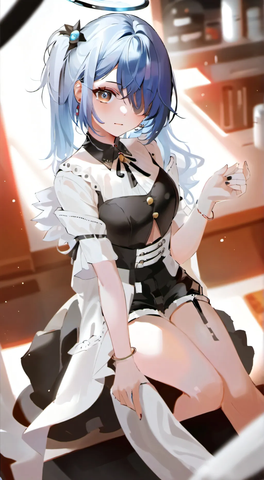 ai character: a girl background