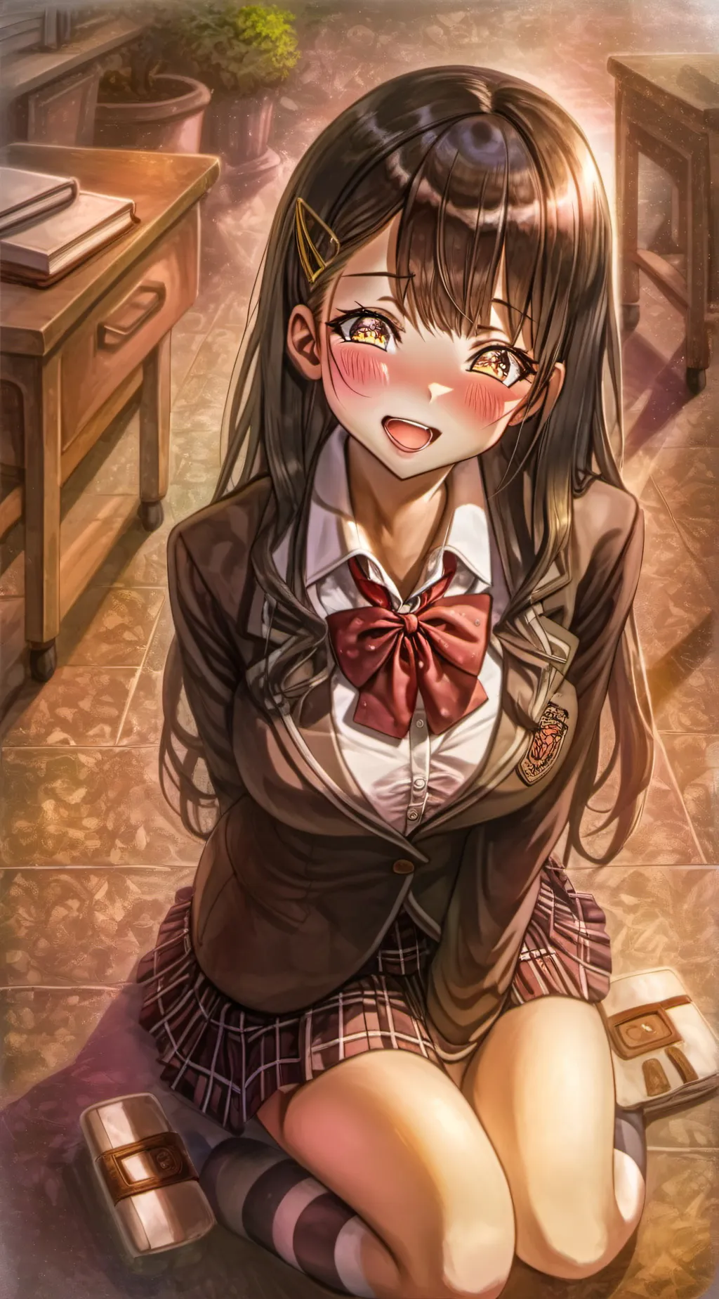 ai character: Sakura background