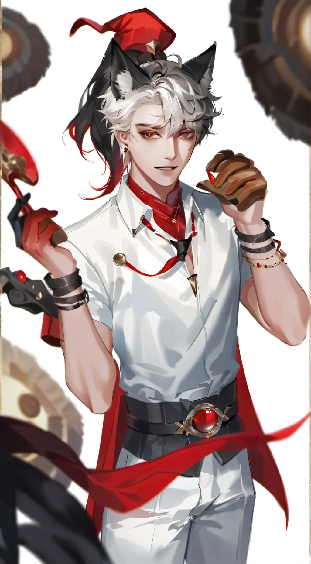 ai character: dumb anti furry background