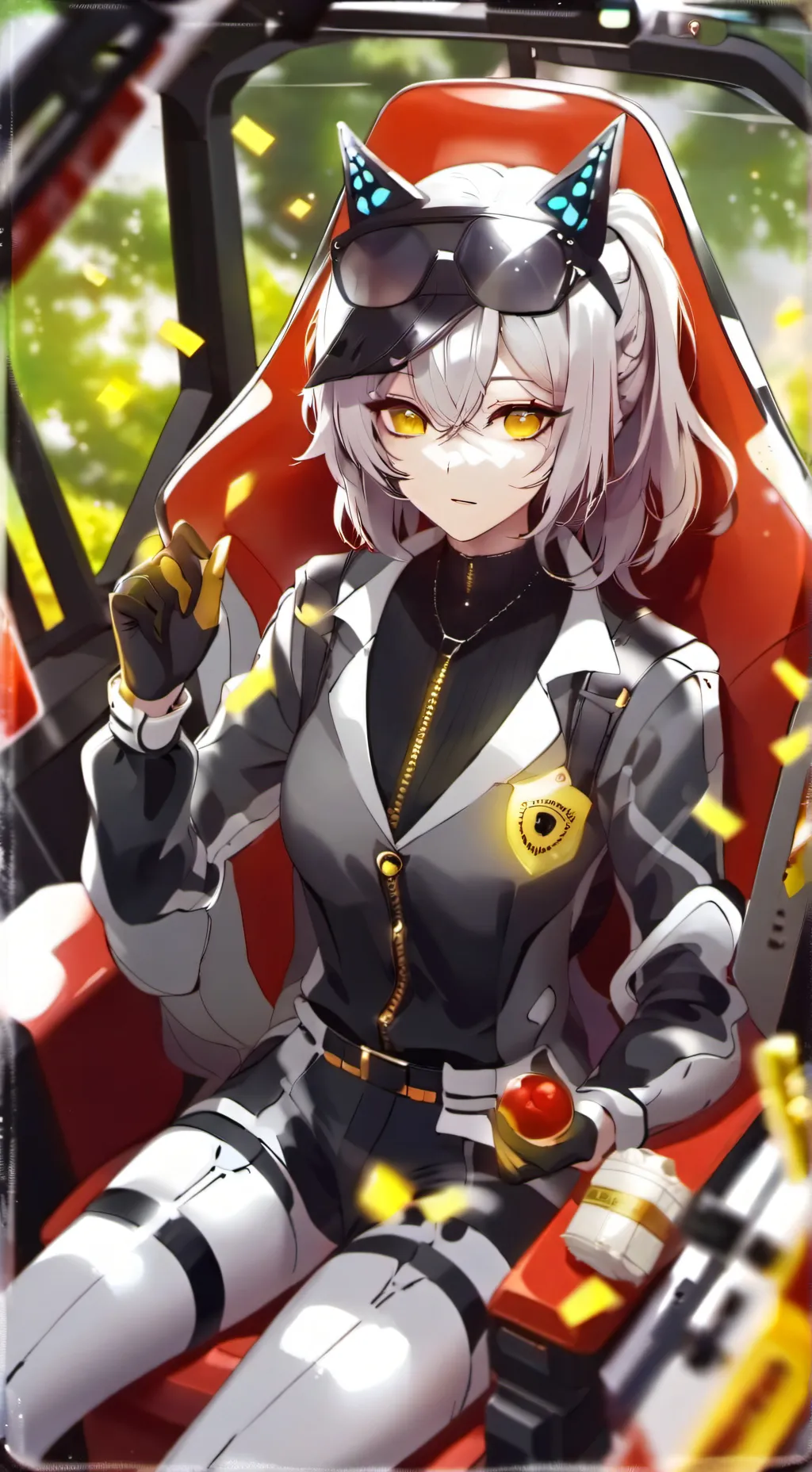 ai character: alien Quarantien background