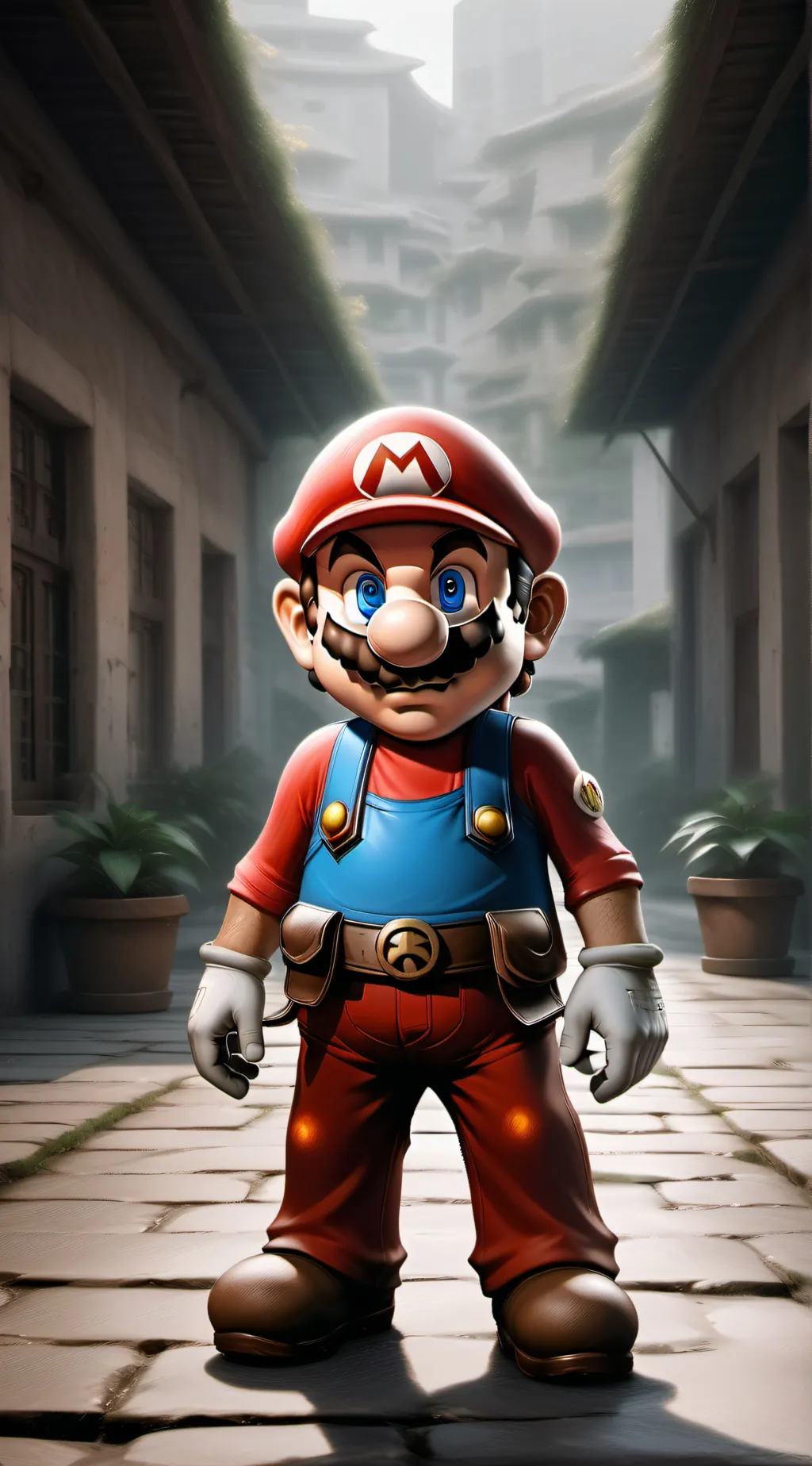 ai character: Mario background