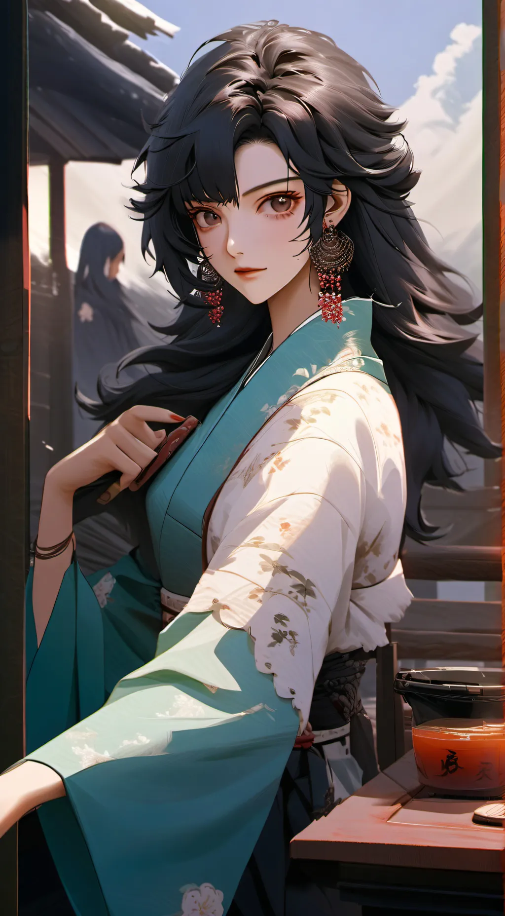 ai character: kny background