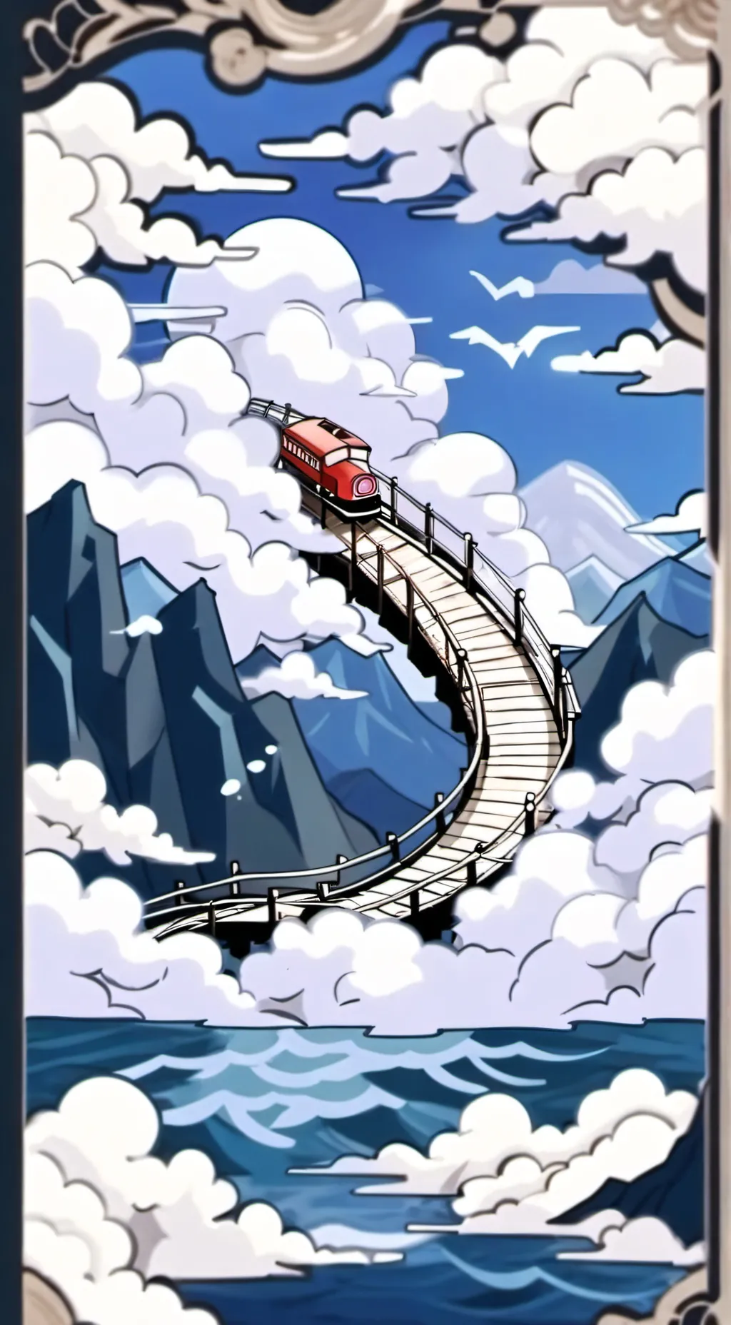 ai character: jjk roller coaster background