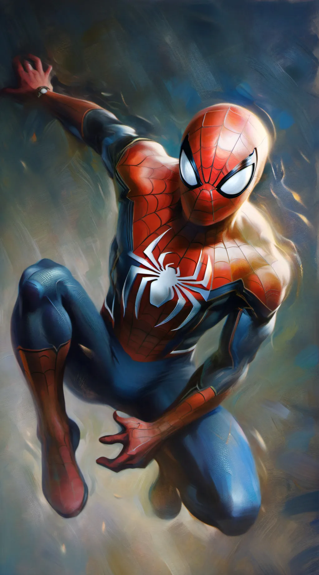 ai character: Peter Parker  background