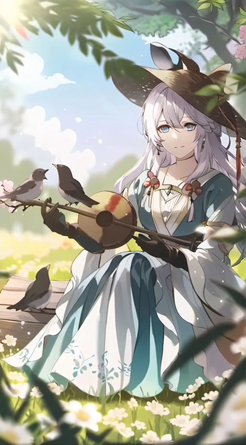 ai character: lily background