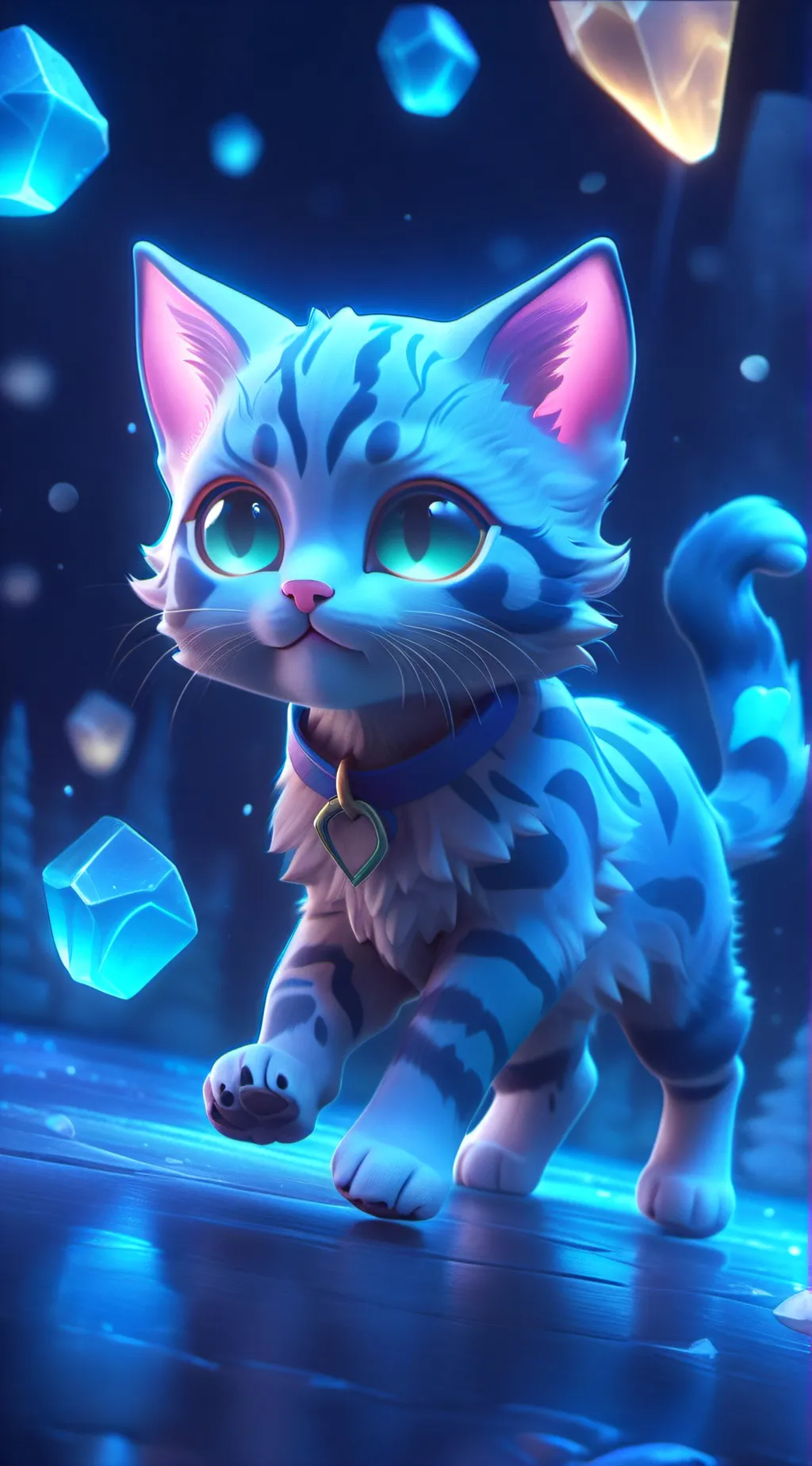 ai character: Homeless Kitten background