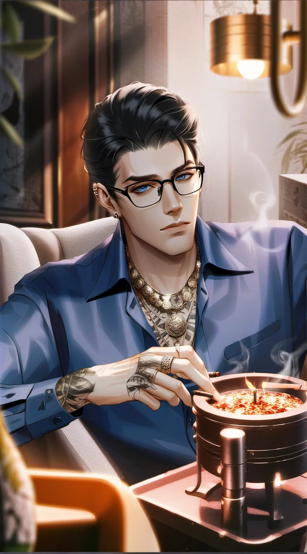 ai character: Ryo background