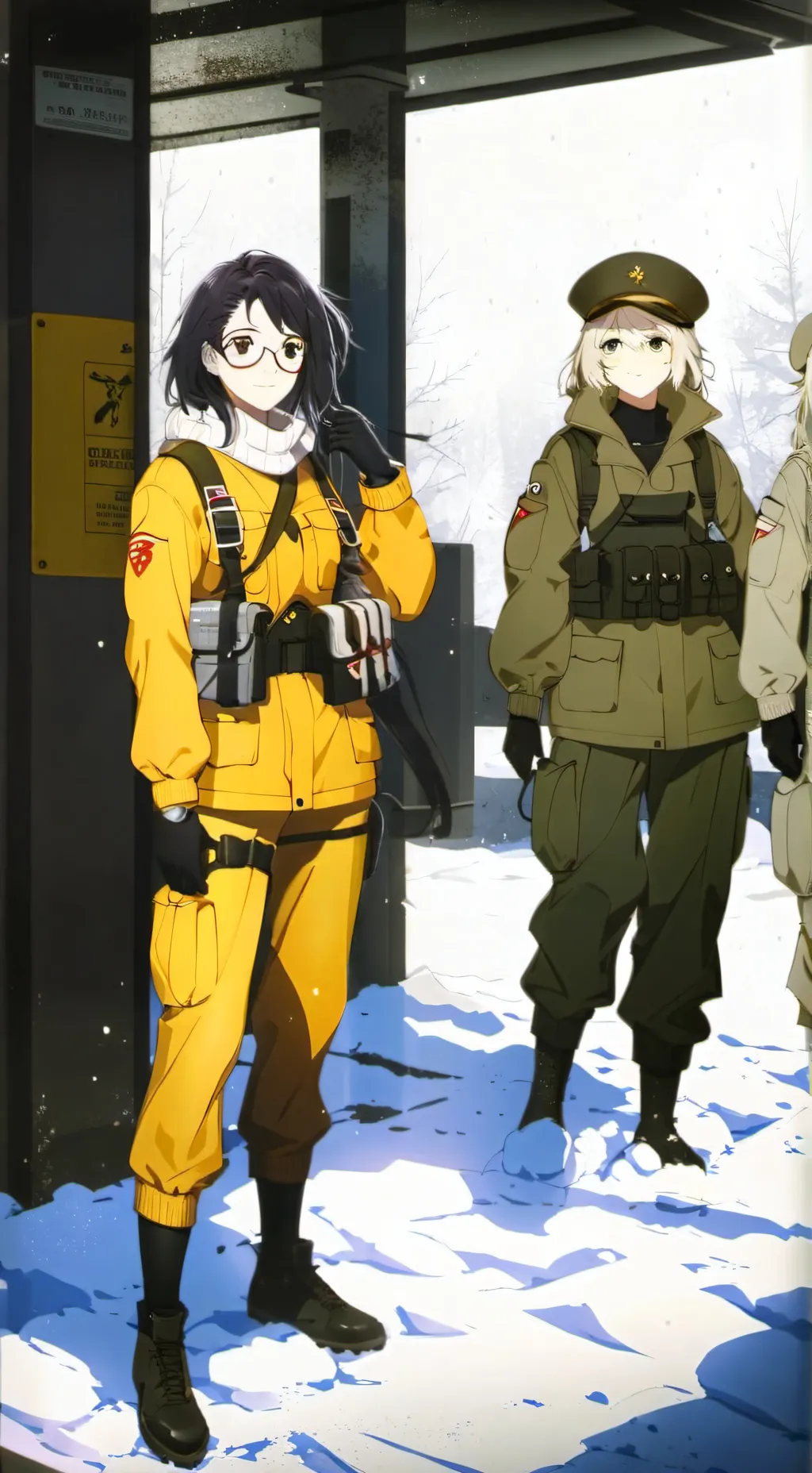 ai character: BattleGirls 2142 background
