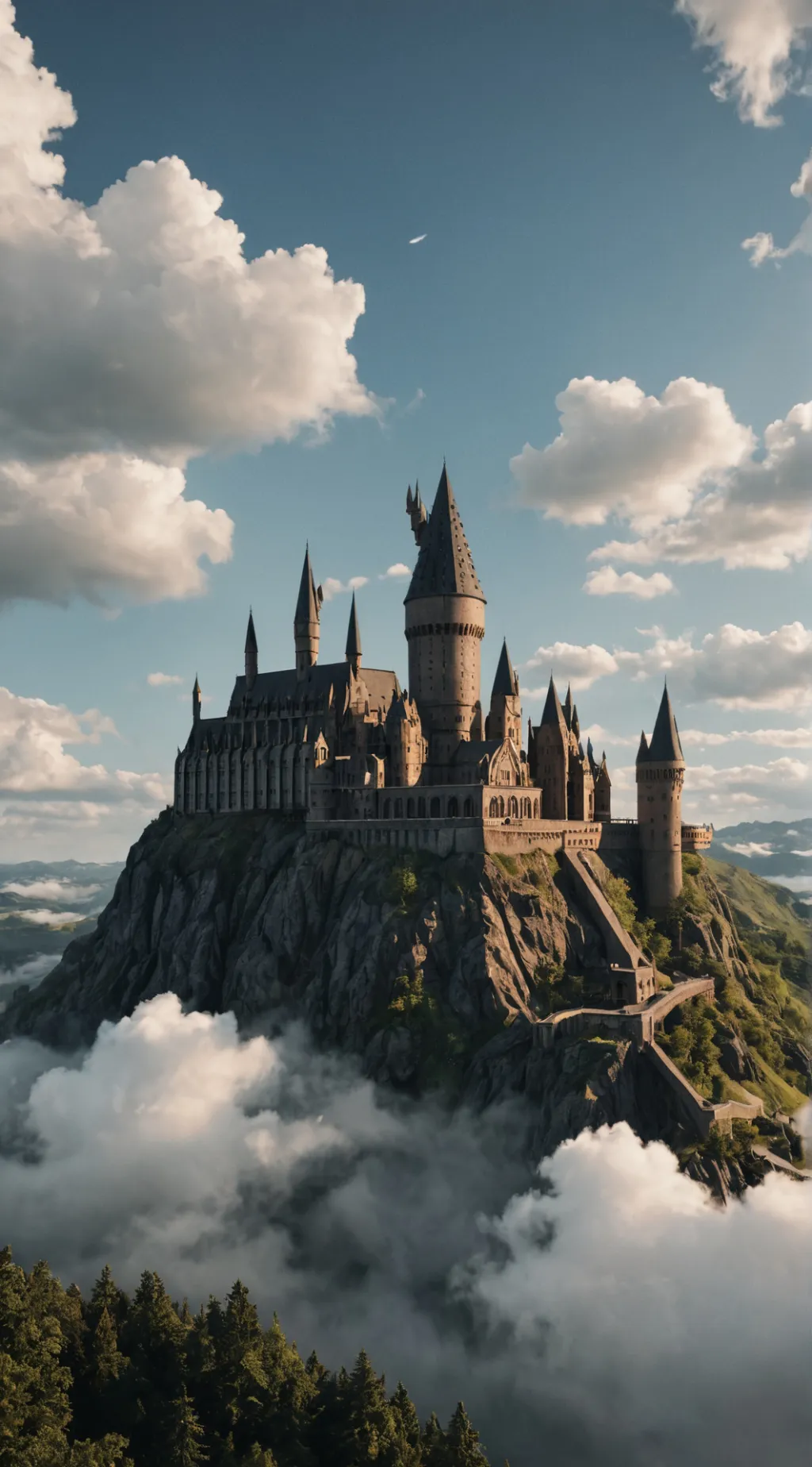 ai character: Hogwarts🎂 background