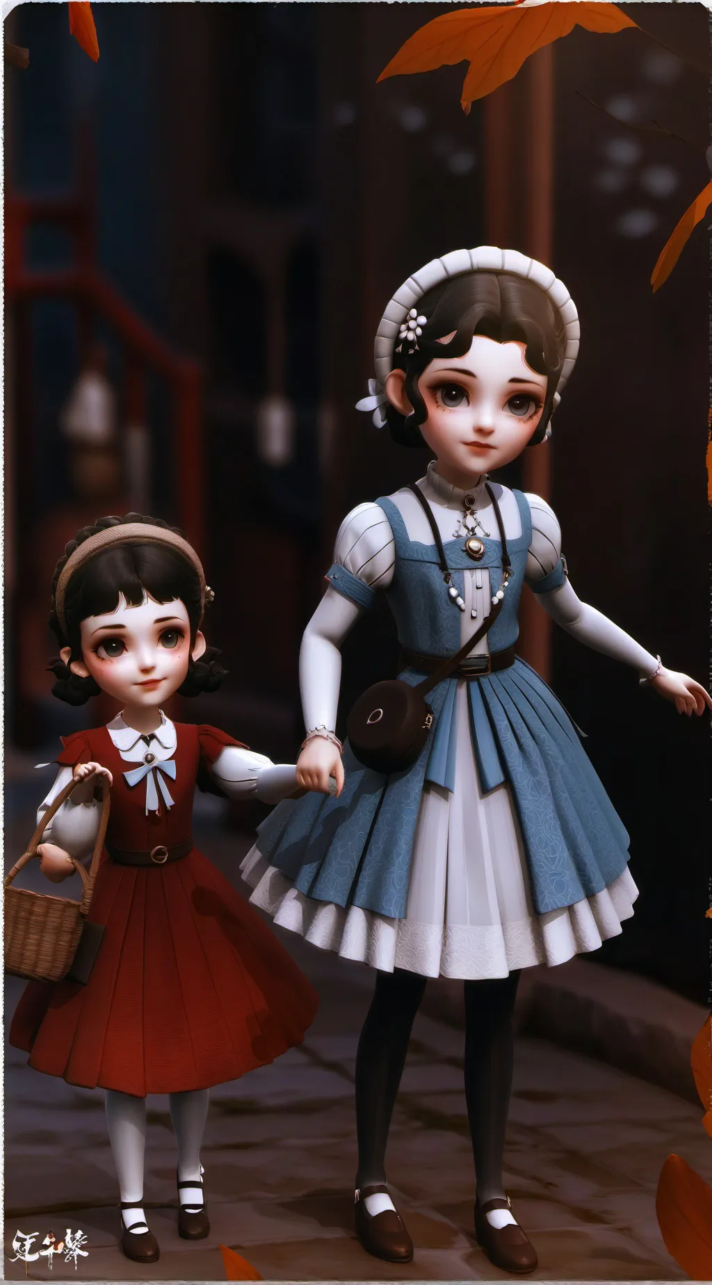ai character: Charlotte and Zara background