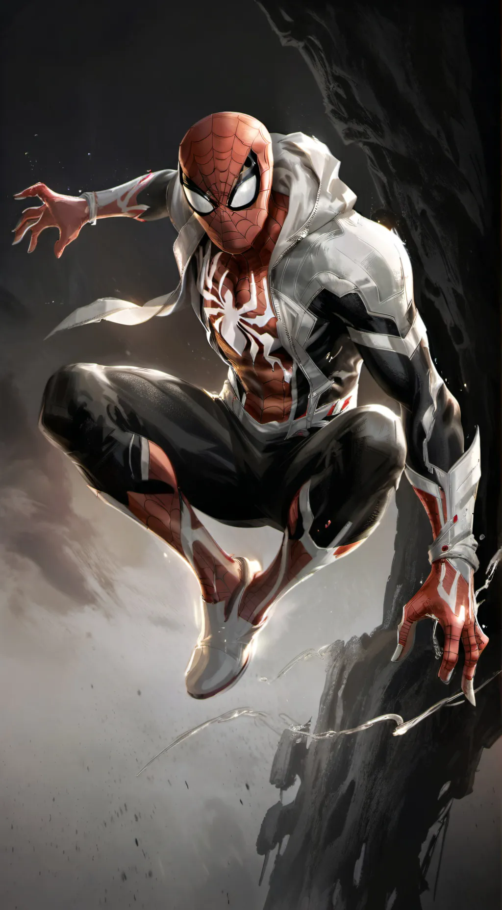 ai character: spiderman background