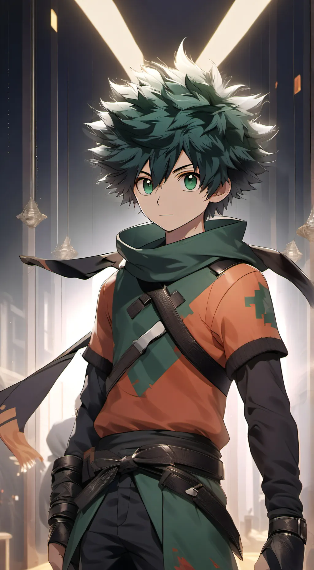 ai character: deku background