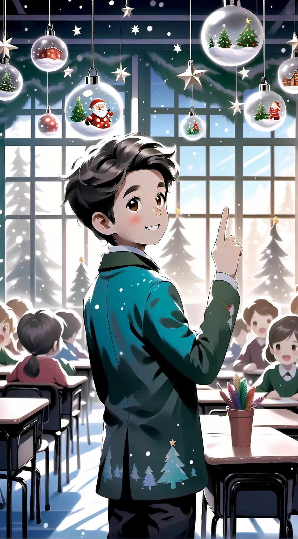 ai character: The End of 4N... background