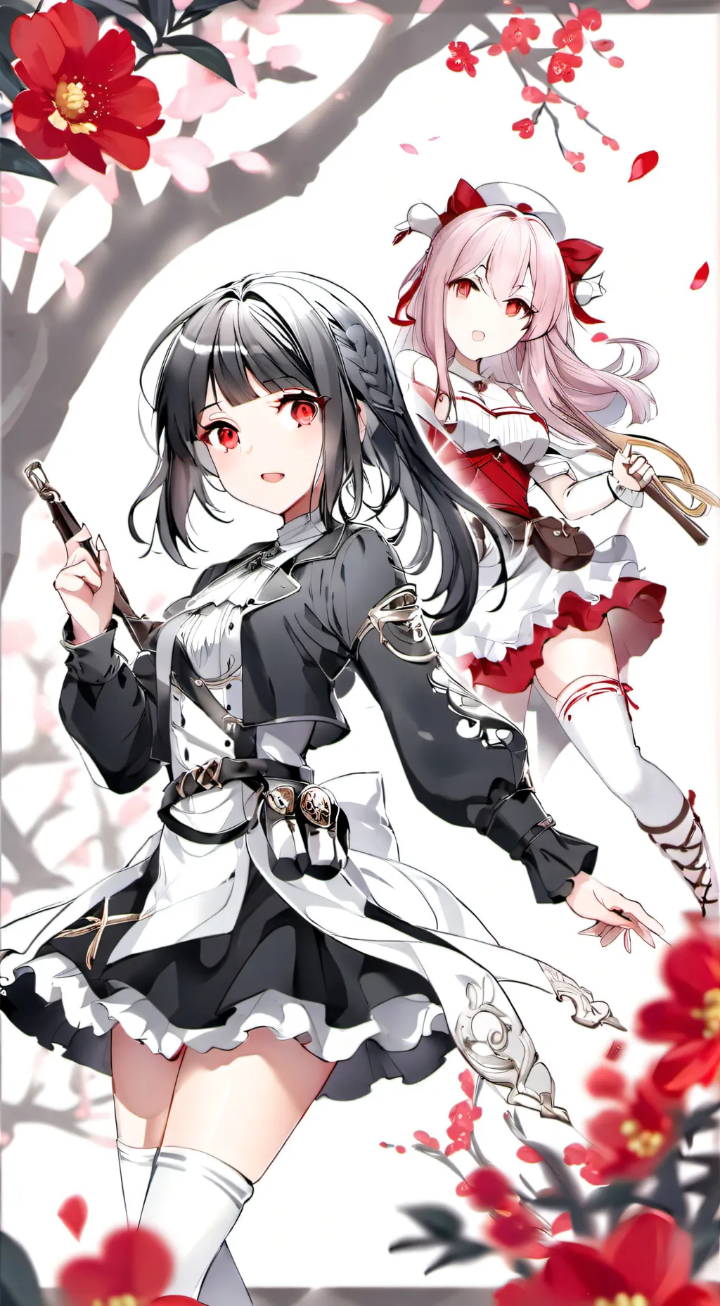 ai character: nora y valentina background