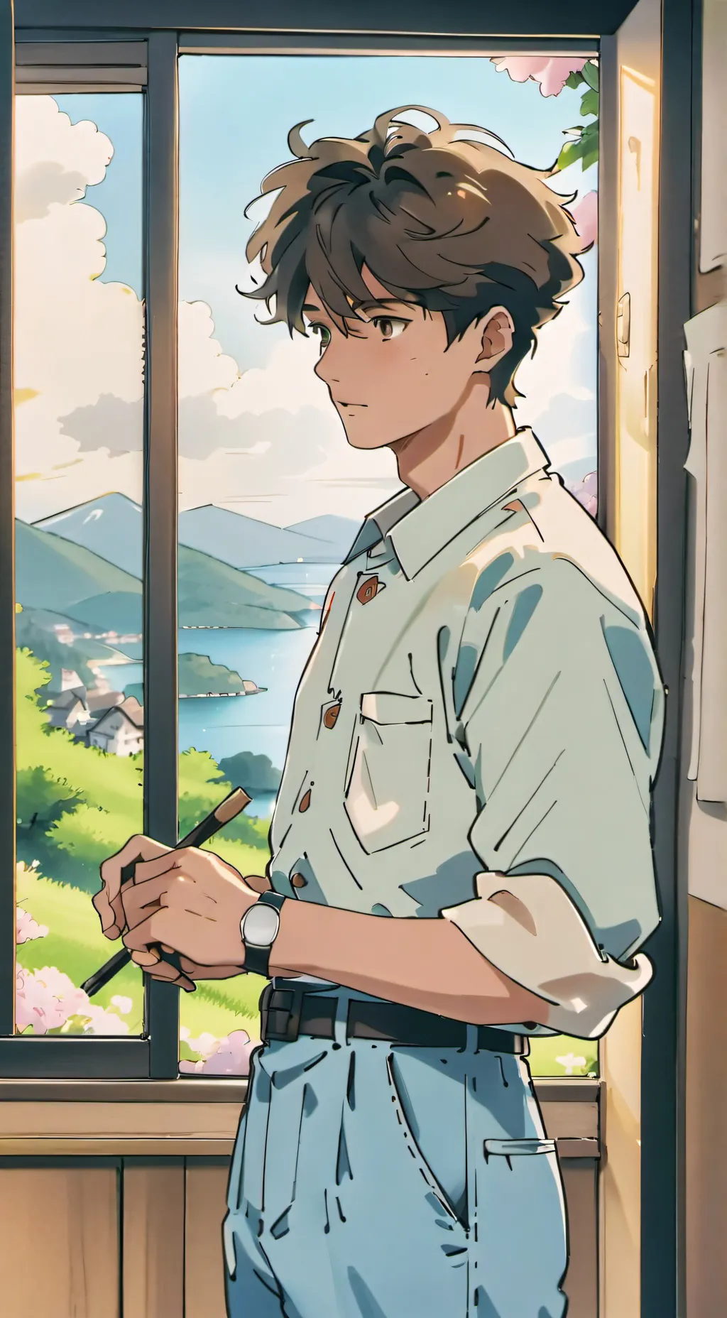 ai character: ron background