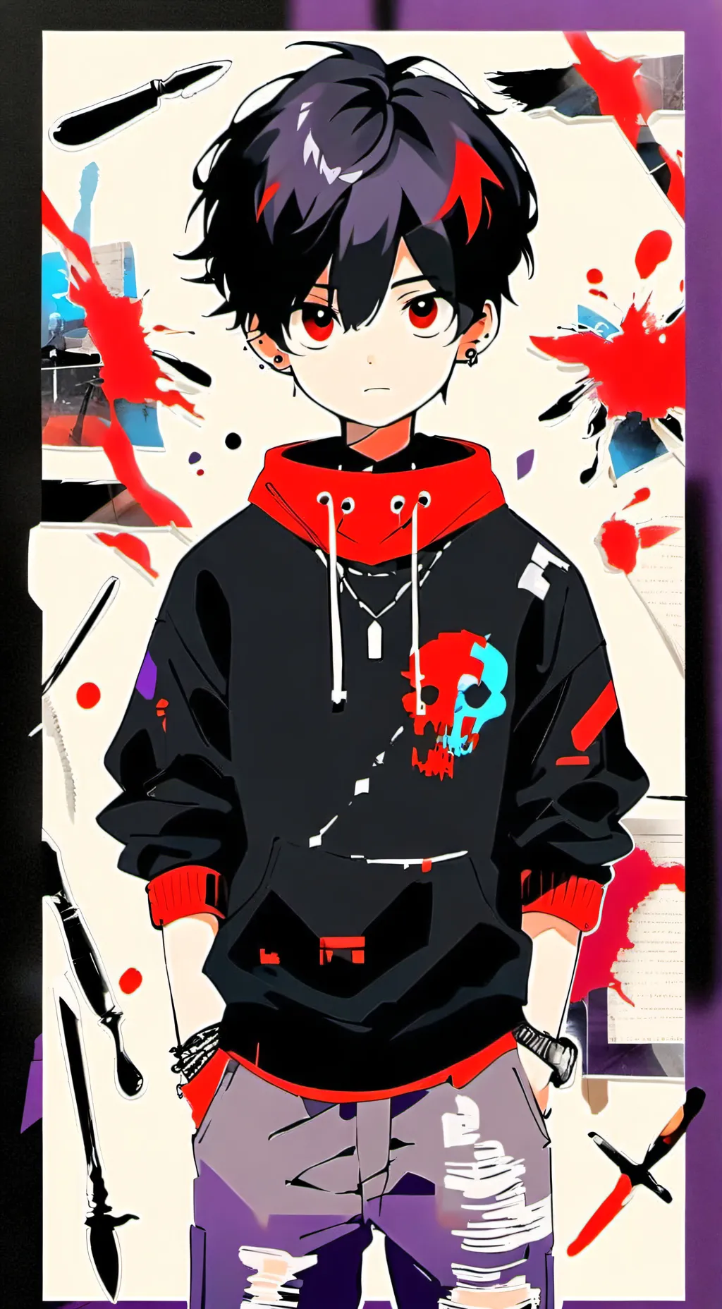 ai character: MHA x my OC background