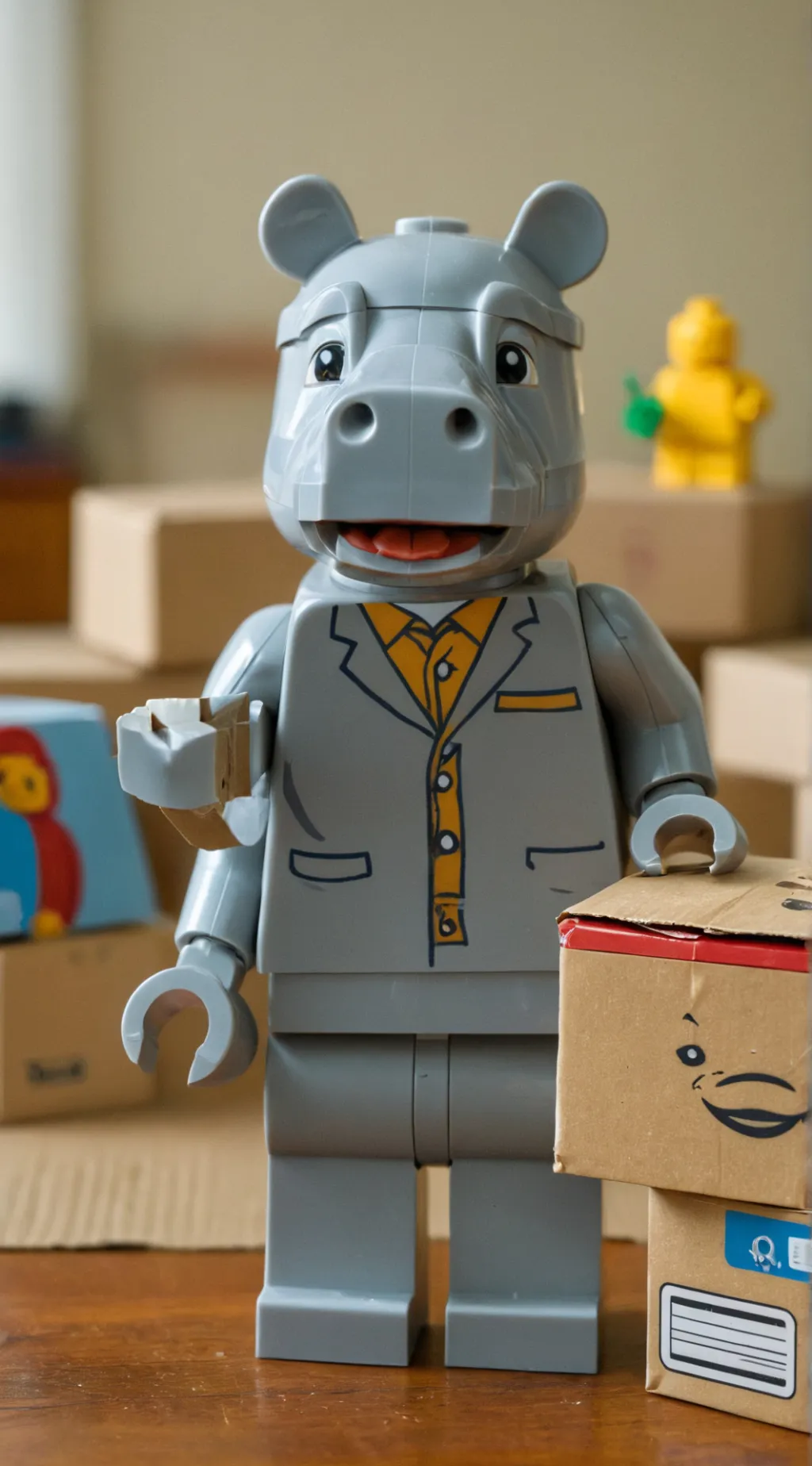 ai character: Sandwich Da Hippo background