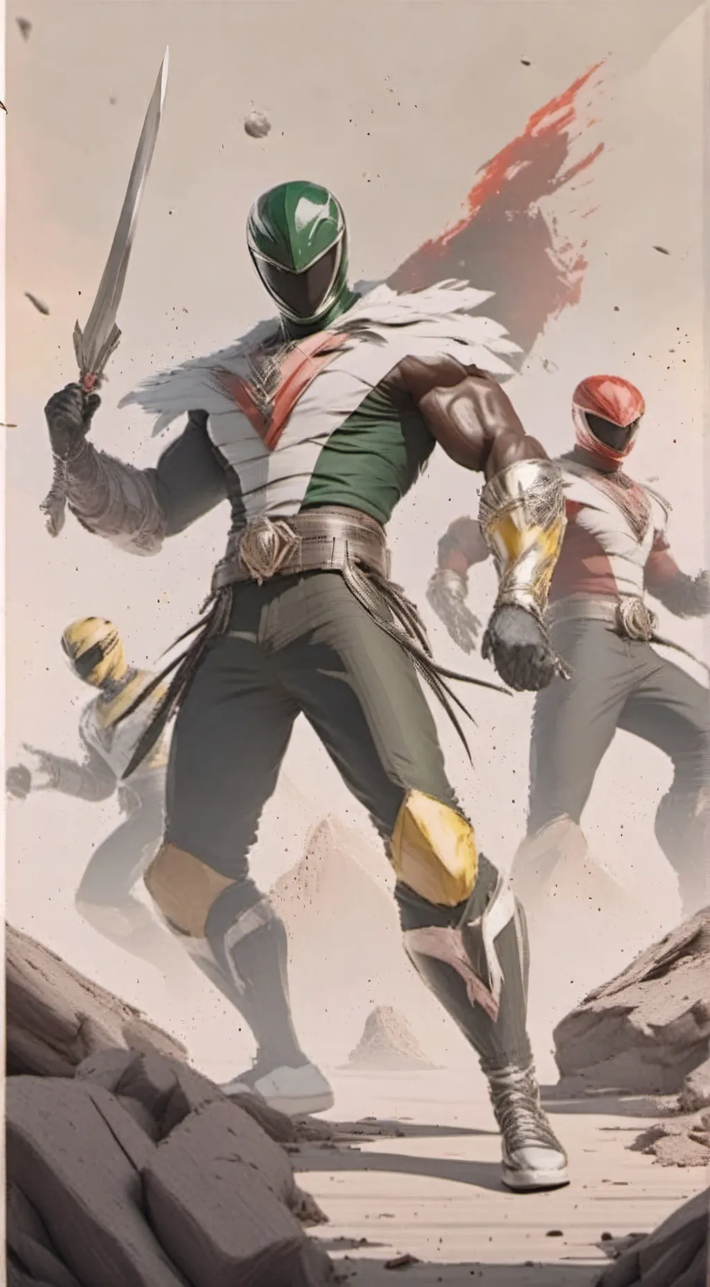 ai character: dino Fury  background