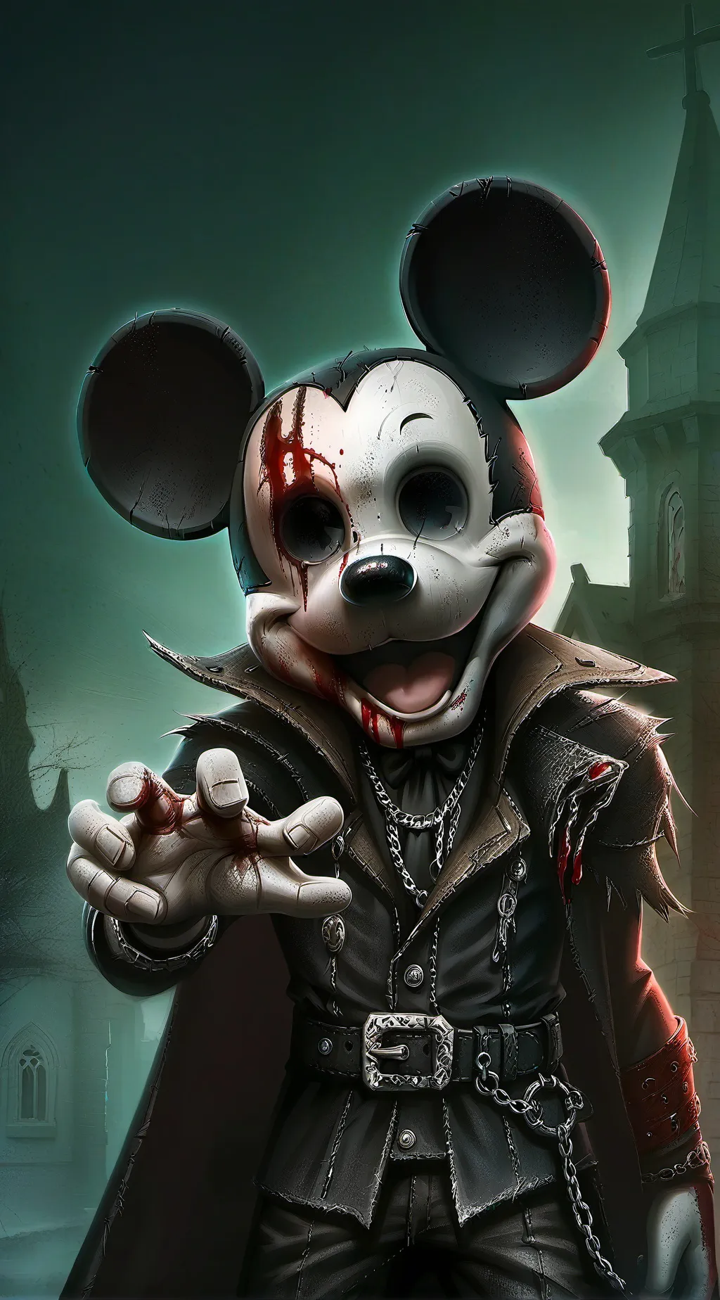 ai character: disney world background
