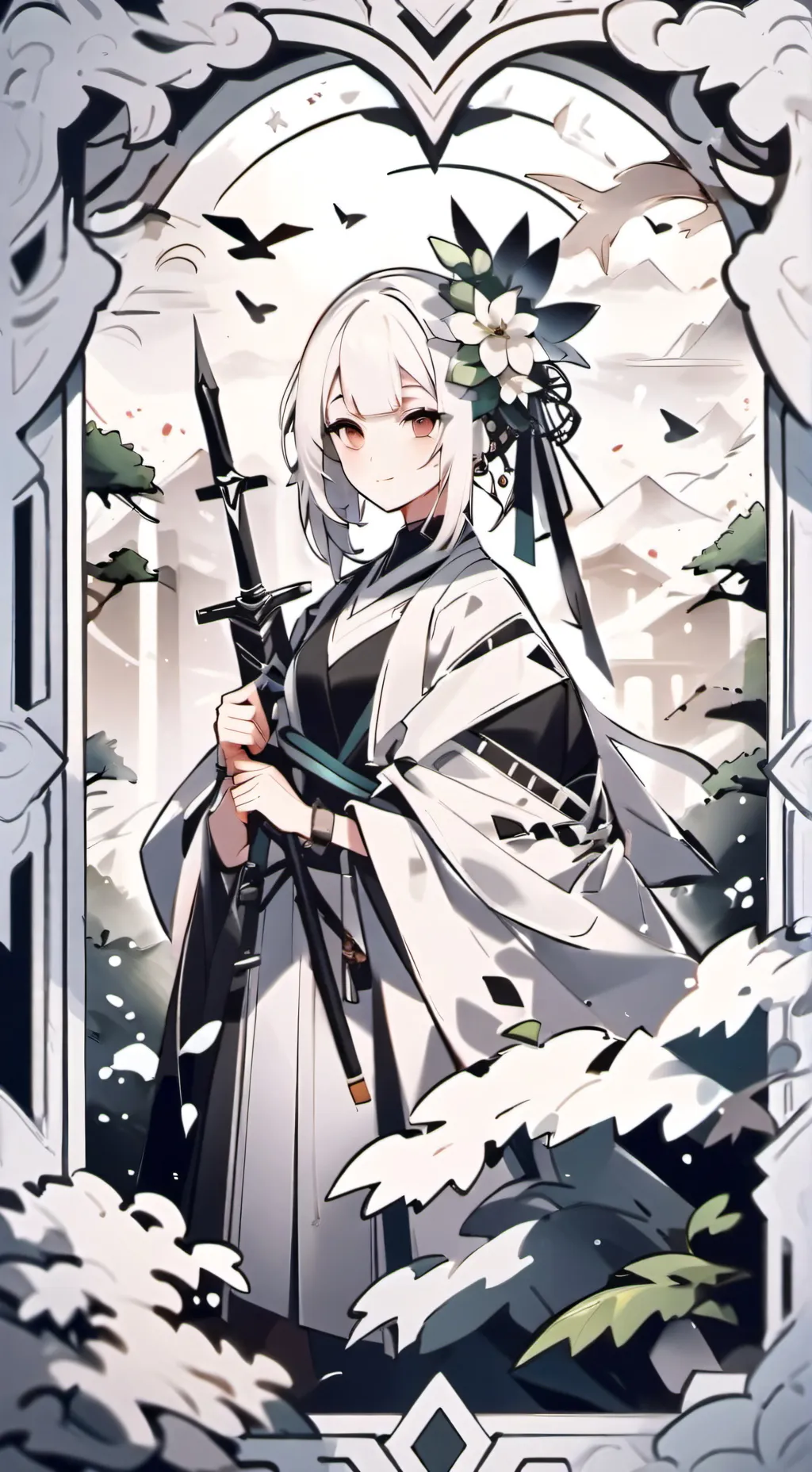 ai character: Luna  background