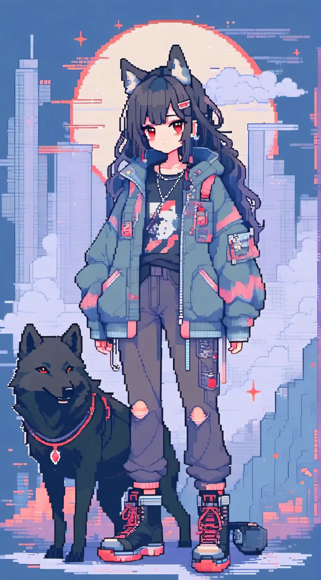ai character: loona background