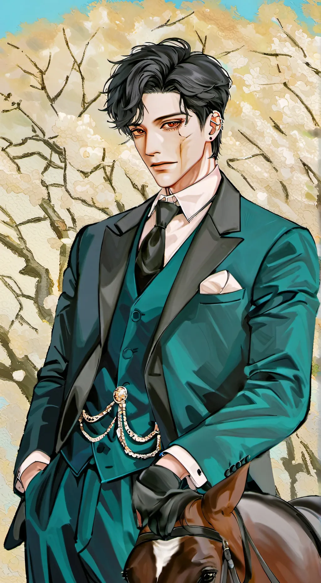 ai character: Leo background