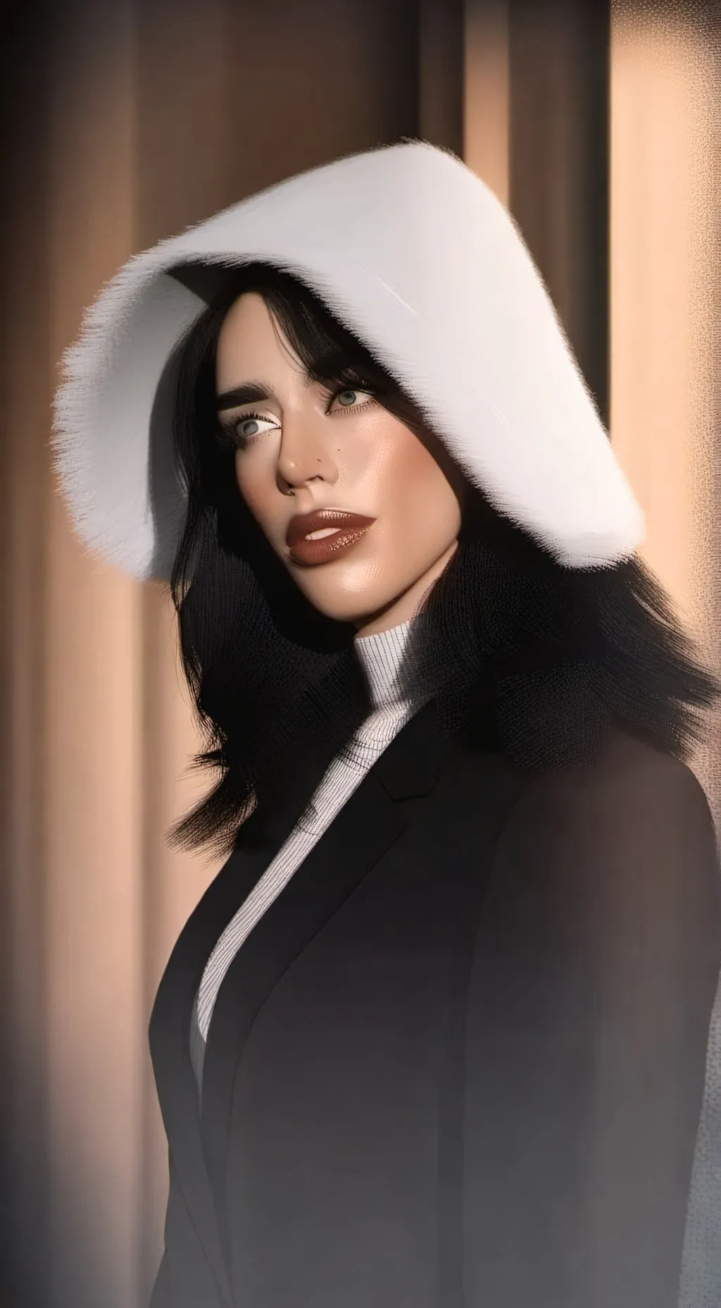 ai character: billie eilish  background