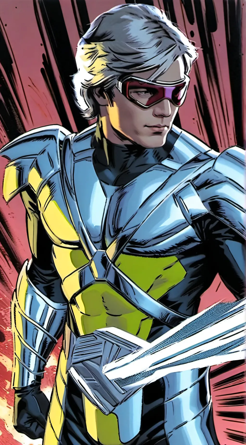 ai character: Peter -Quicksilver background