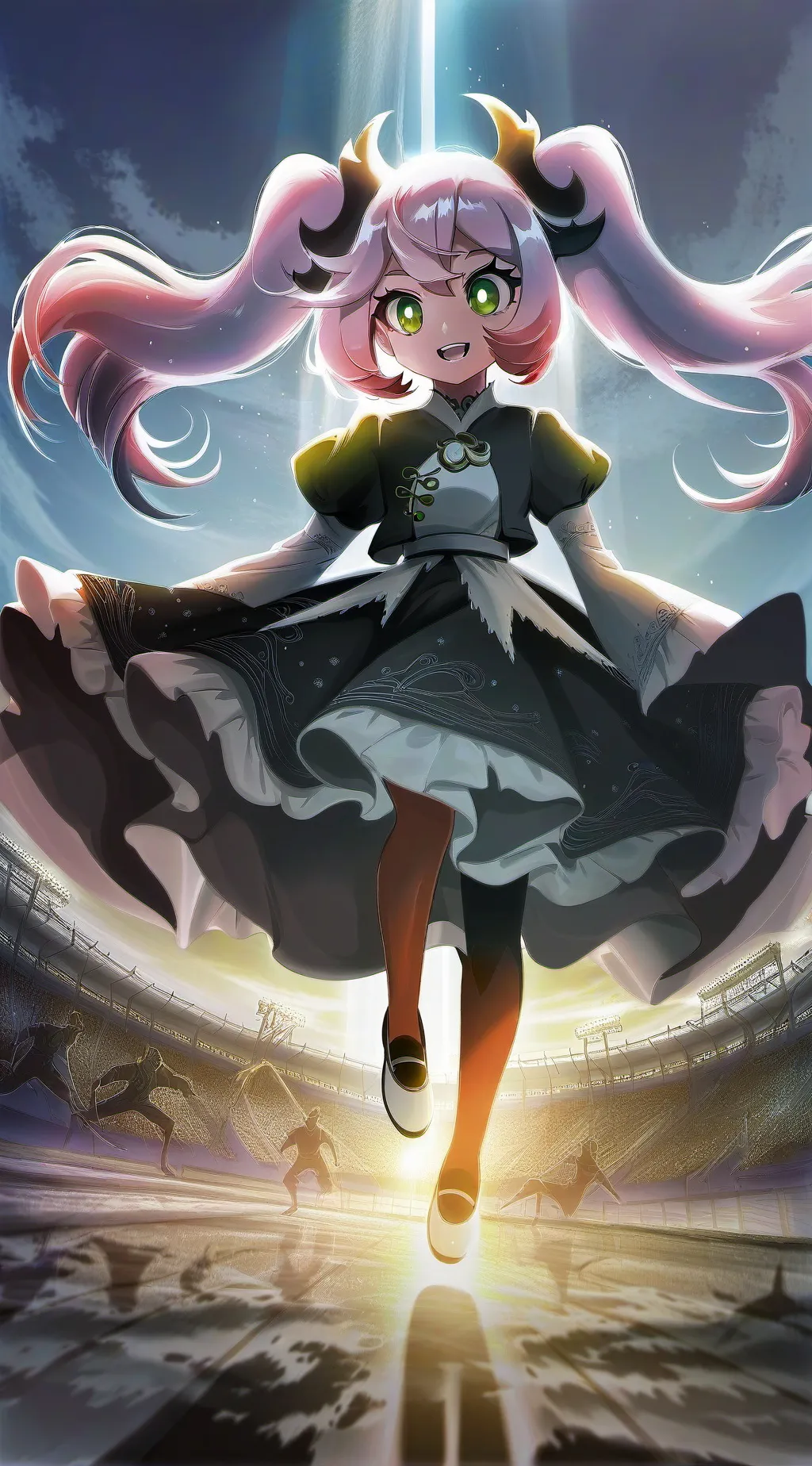 ai character: Burnice  background