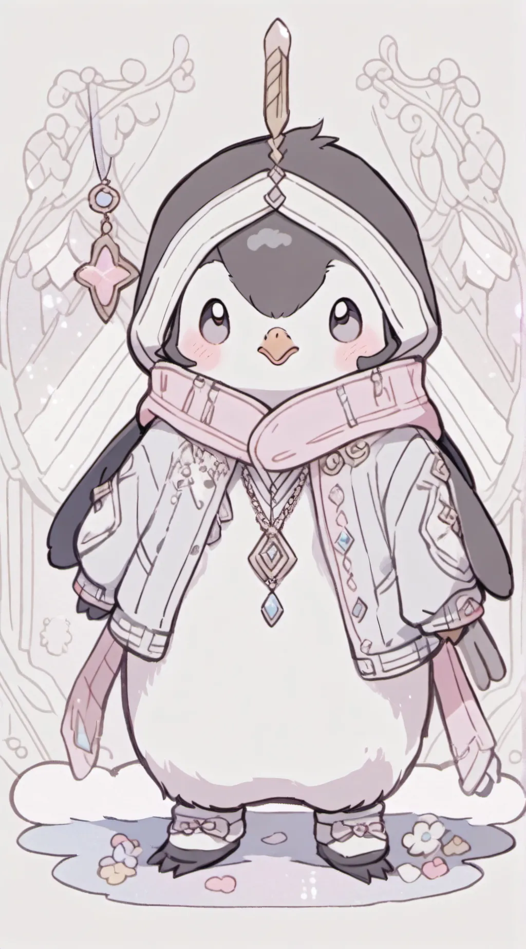 ai character: Lil Penguin background