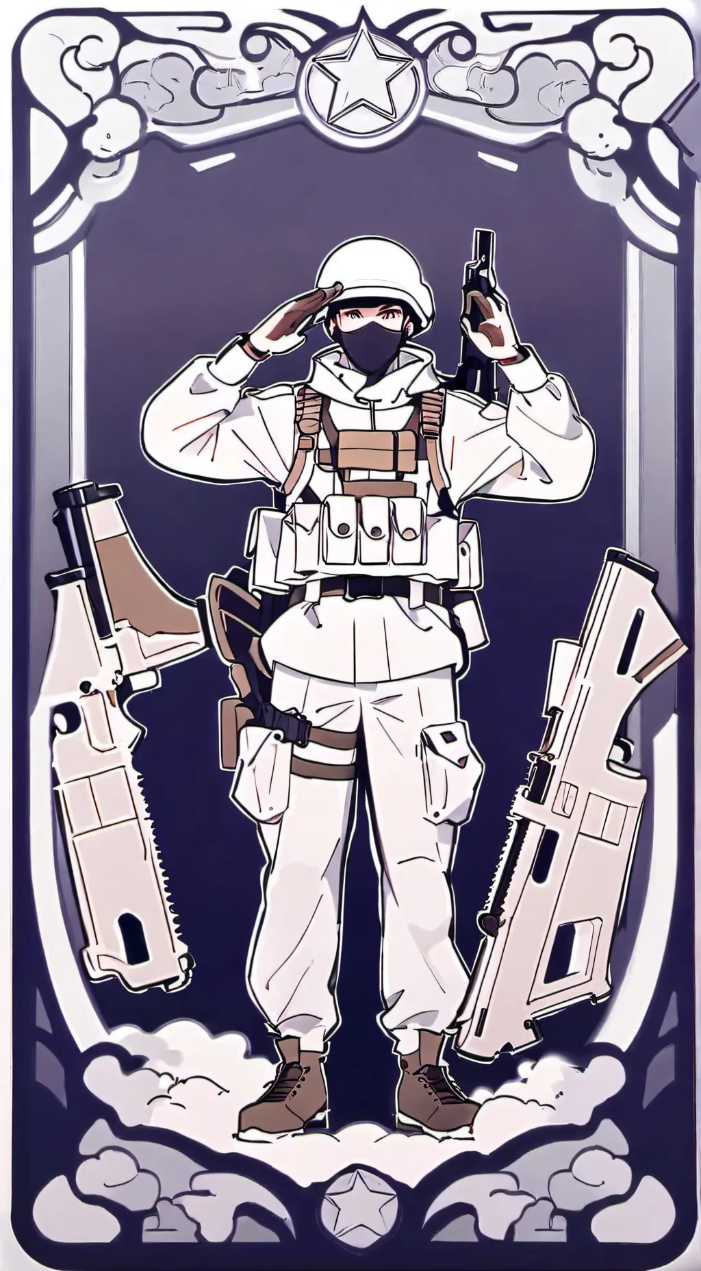 ai character: greeny-spider27  background